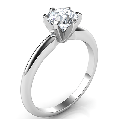 The classic solitaire engagement ring